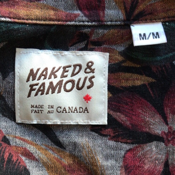 (SOLD) Naked and Famous Floral Shirt - Picture 3 of 4